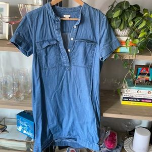 J. Crew factory denim dress